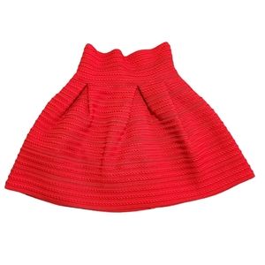 H&M Ribbed Mini Skirt, Size S